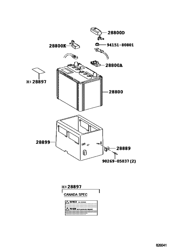 Battery & Battery Cable