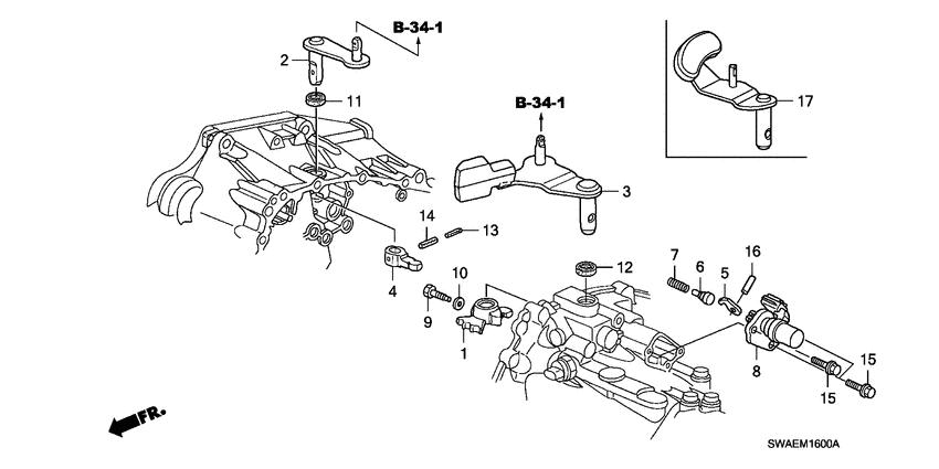 Shift arm/shift lever