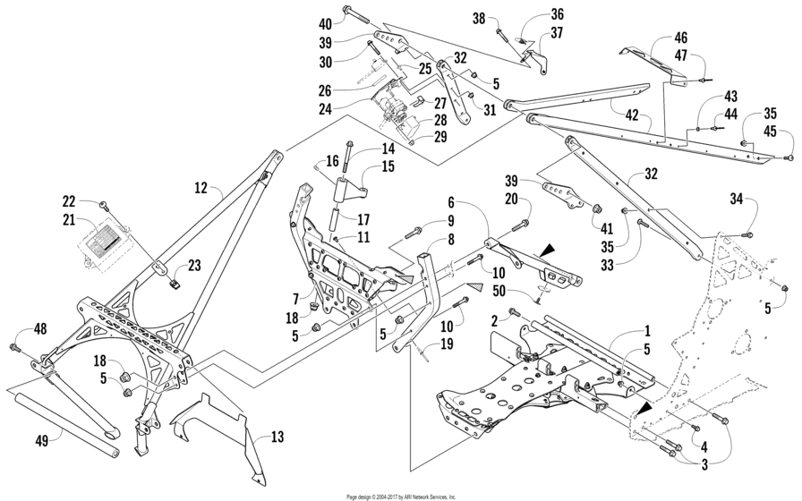 Front Frame And Steering Support Assembly