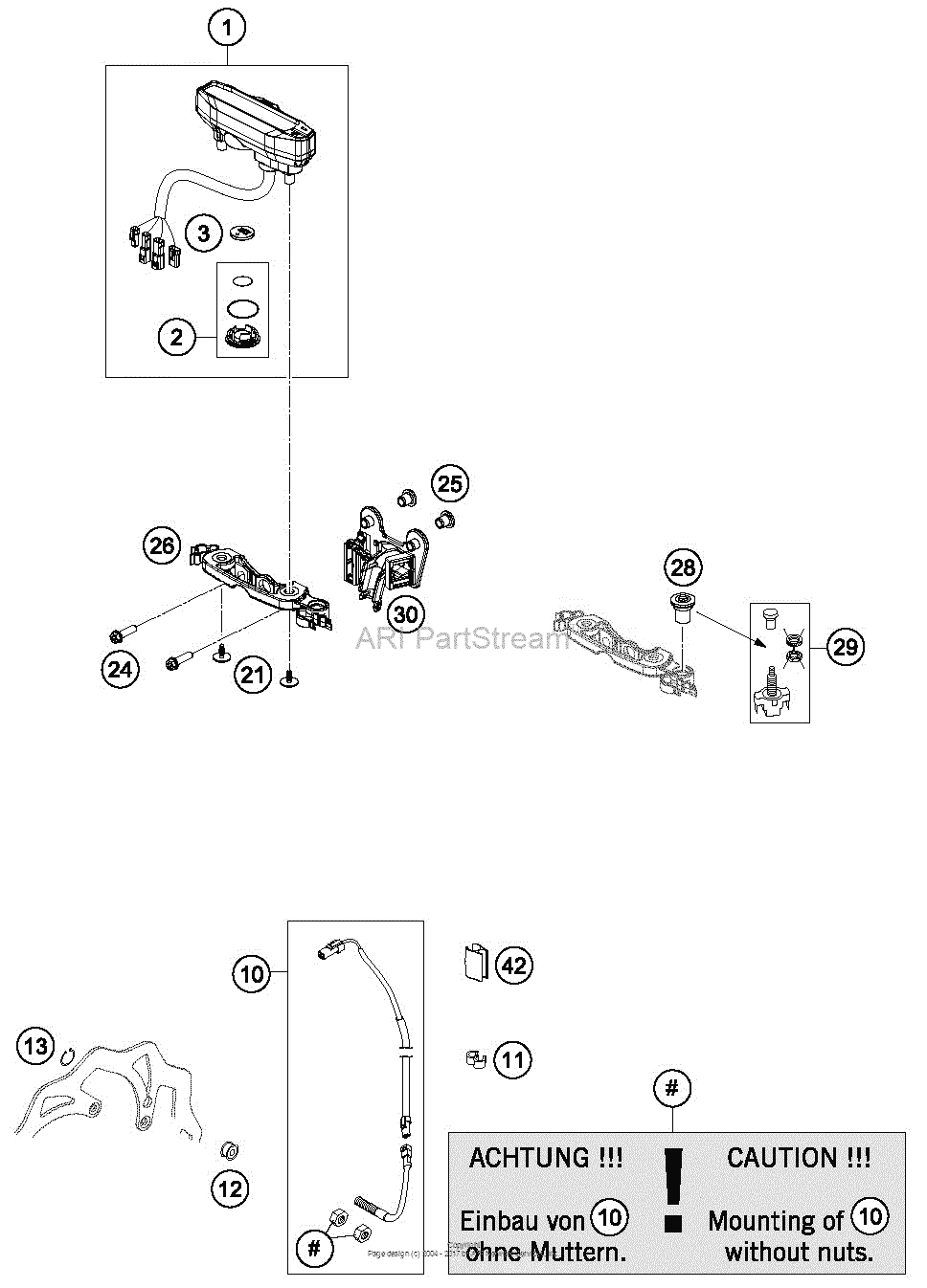 Instruments, Locking System