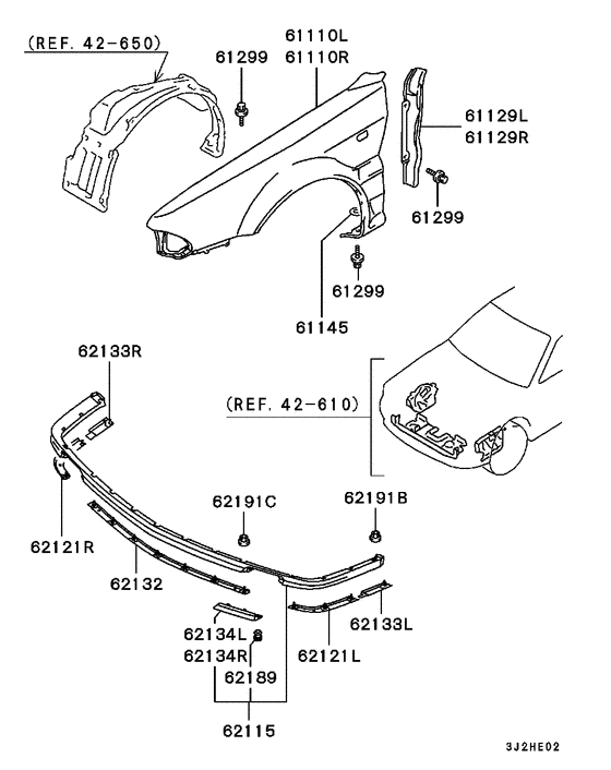 Fender & front end cover