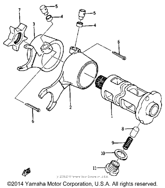 Shift shaft