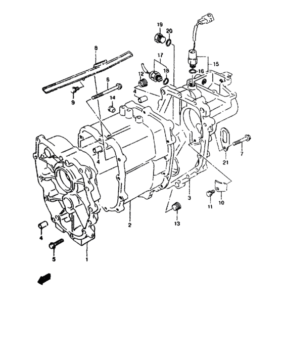 A transfer case