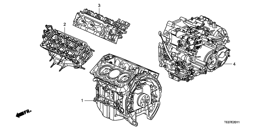 Engine assy./ transmission assy.