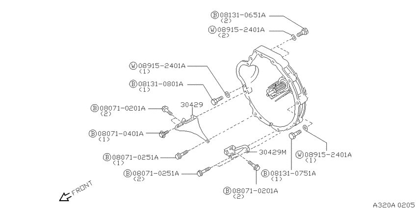 Manual transmission, transaxle & fitting