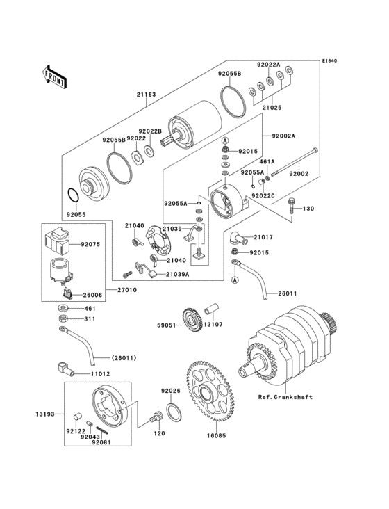 Starter motor