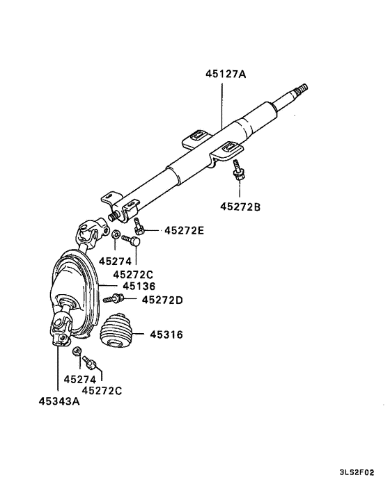 Steering column & cover