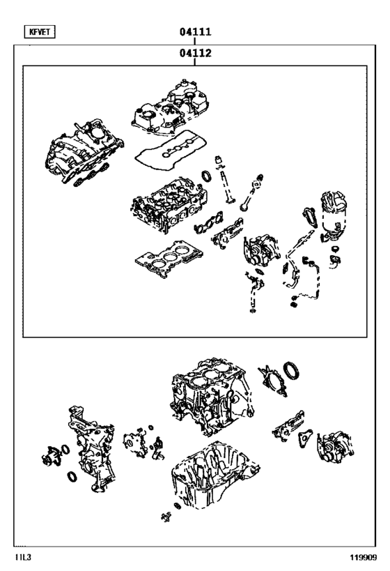 Engine Overhaul Gasket Kit