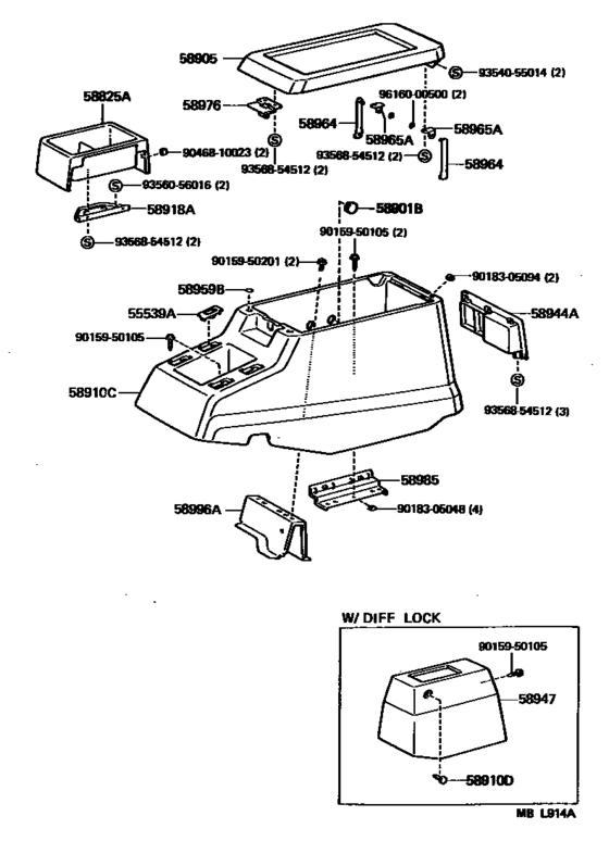 Console Box & Bracket