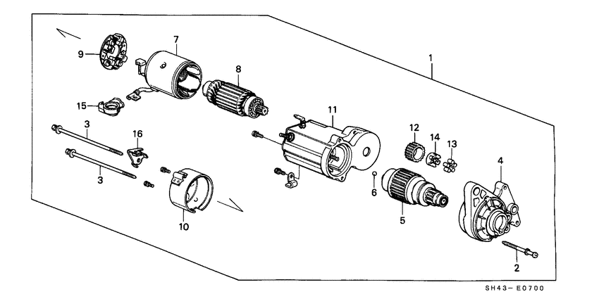 Starter motor