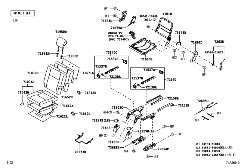 Rear Seat & Seat Track