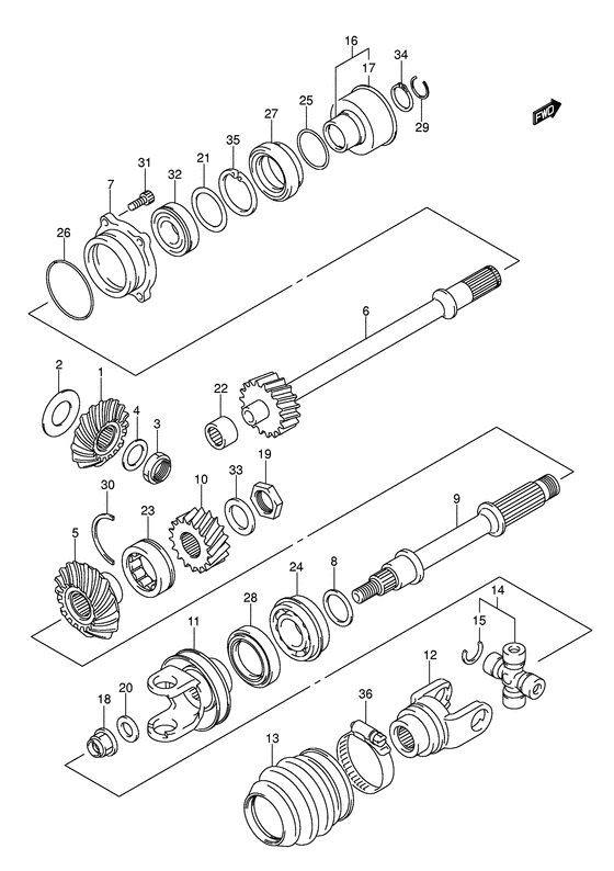 Secondary drive