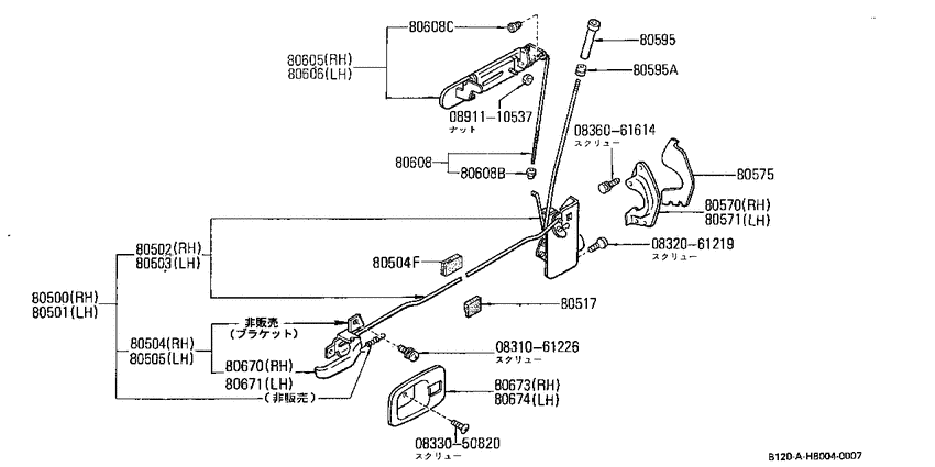 Front door lock & handle