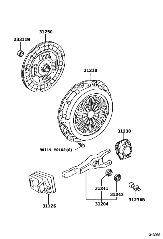 Clutch & Release Fork