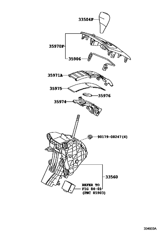 Shift Lever & Retainer