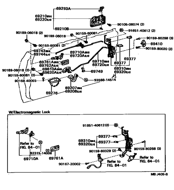 Front Door Lock & Handle