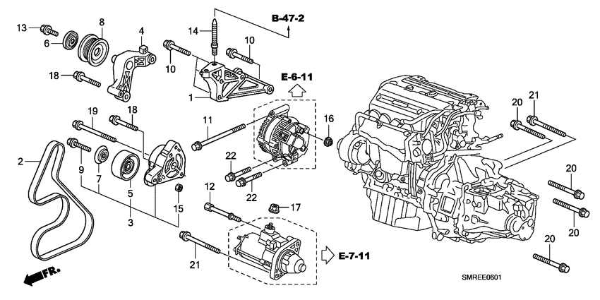 Engine mounting bracket