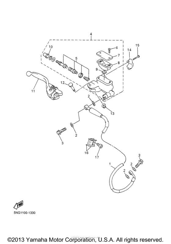 Front master cylinder