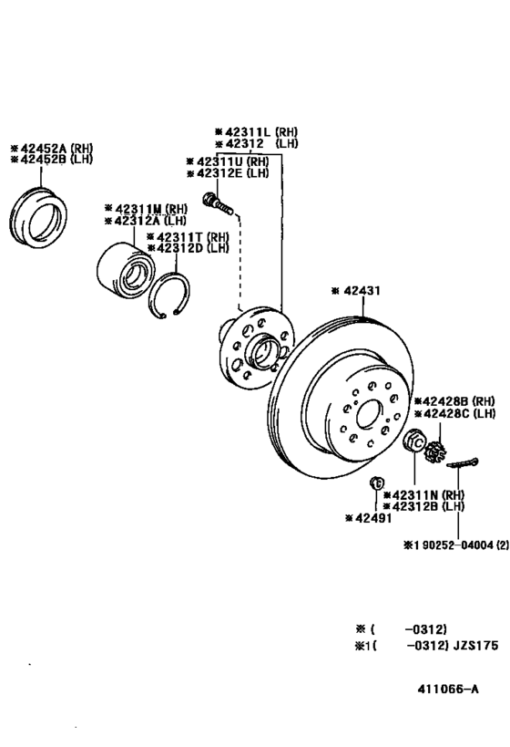 Rear Axle Shaft & Hub