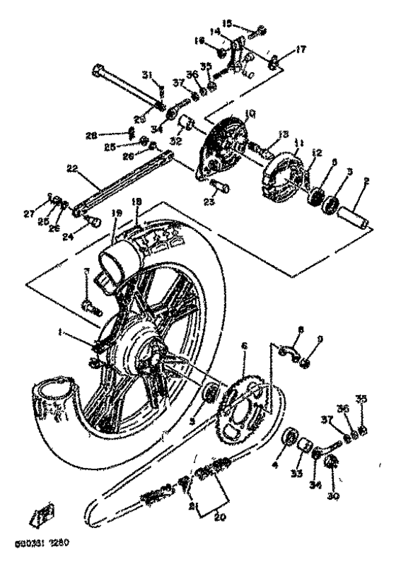 Rear wheel