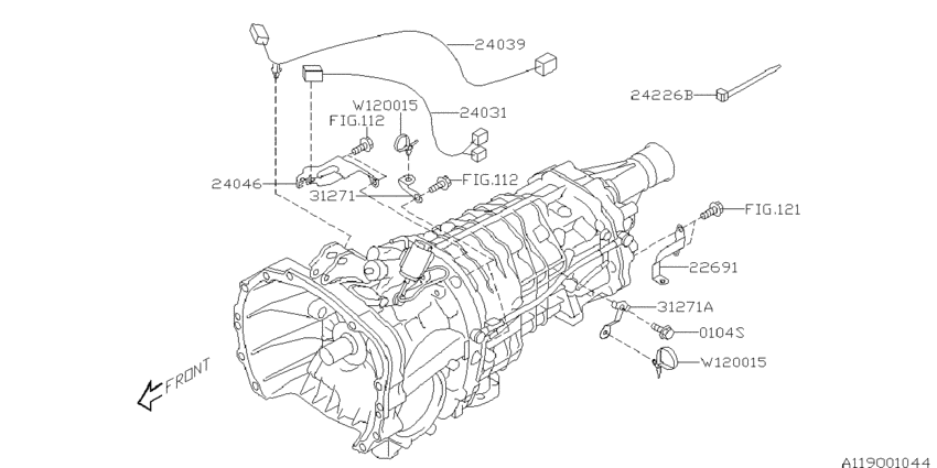 Mt, transmission harness