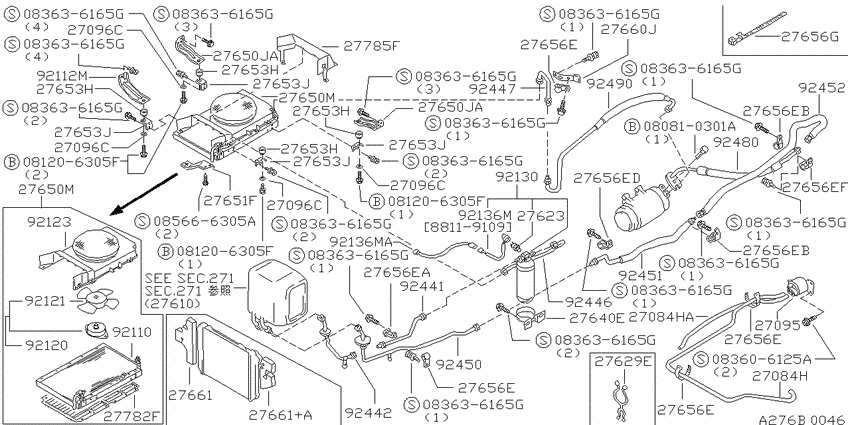 air conditioner (engine room)