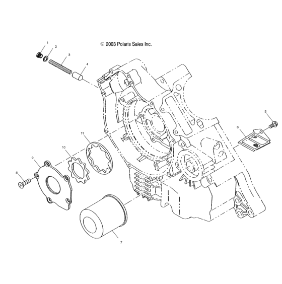 Oil pump and oil filter