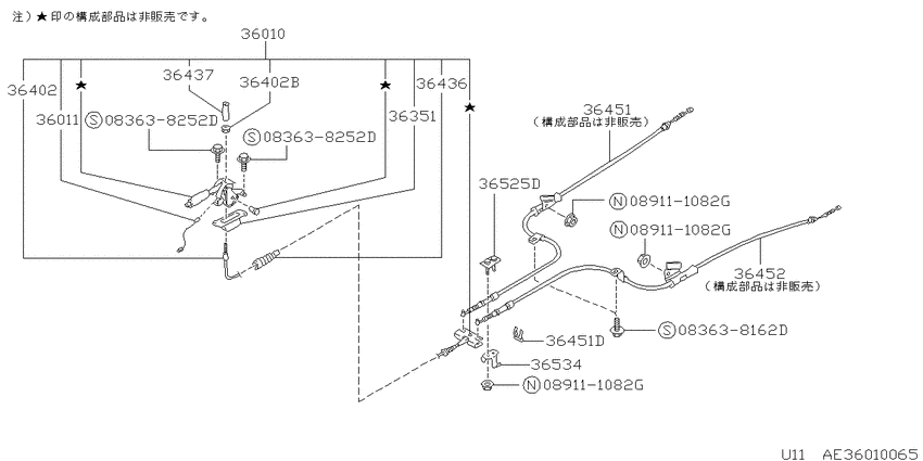 Parking brake control