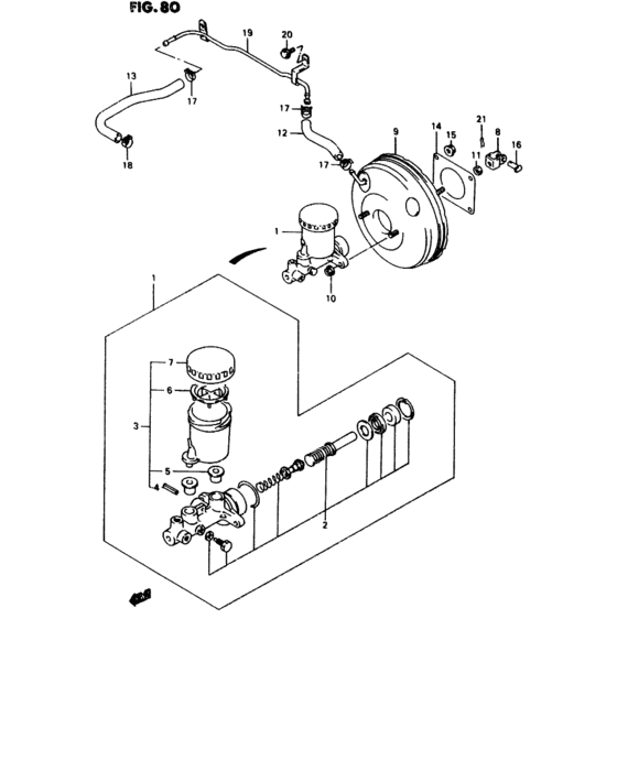 Brake master cylinder