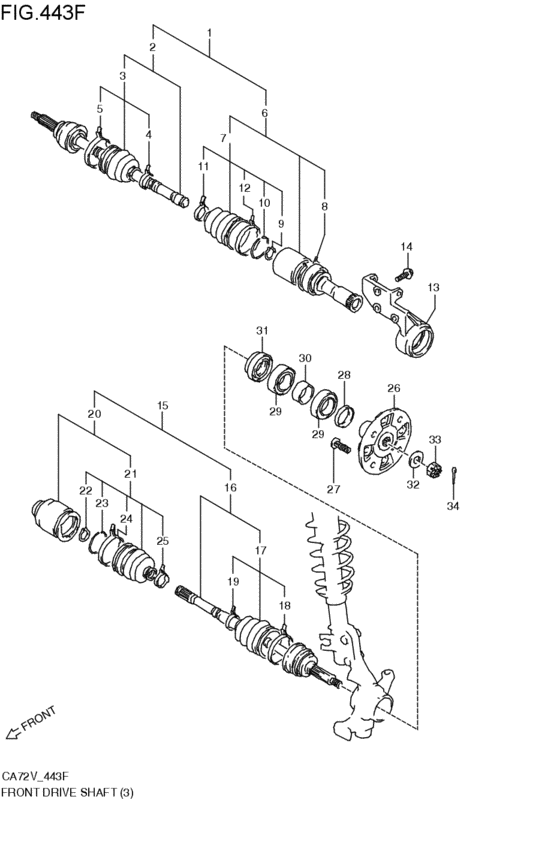 front-drive shaft
