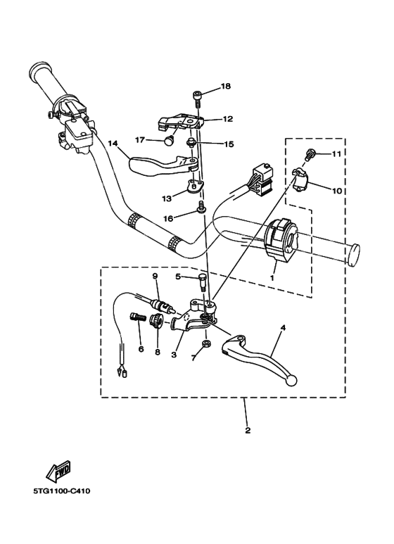 Handle switch & lever