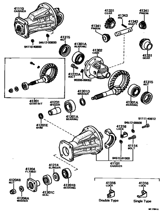 Rear Axle Housing & Differential