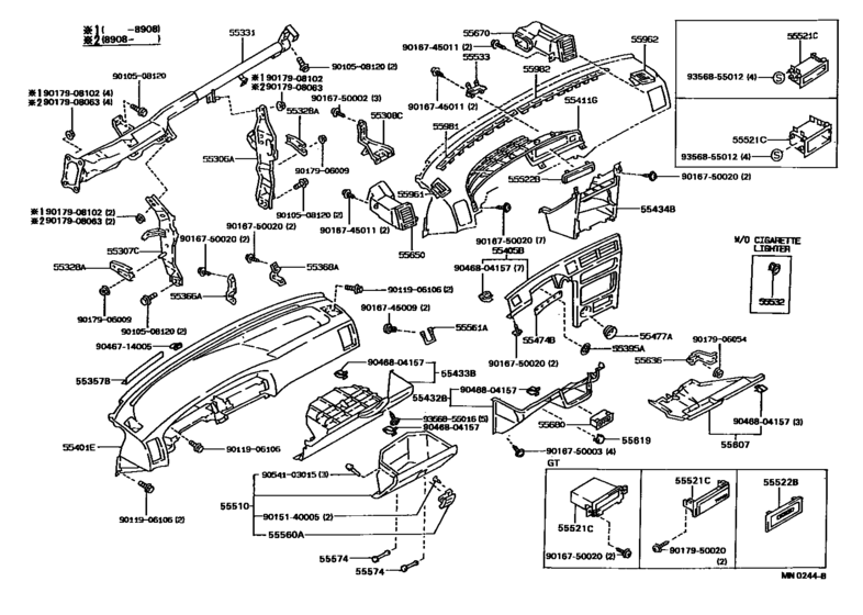 Instrument Panel & Glove Compartment