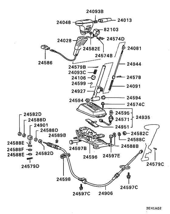 A/t floor shift linkage