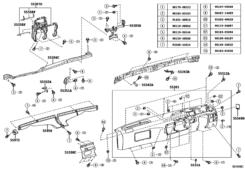 Instrument Panel & Glove Compartment