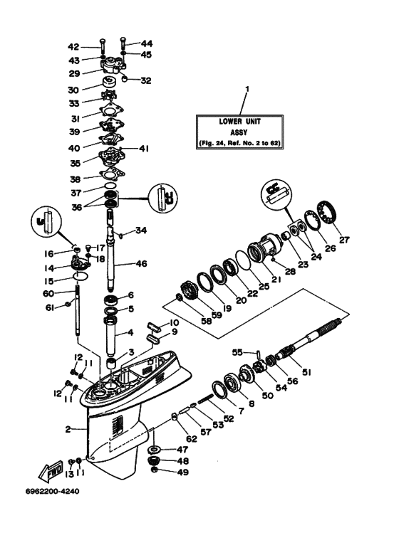 Lower casing & drive 1
