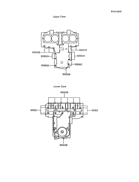 Crankcase bolt pattern