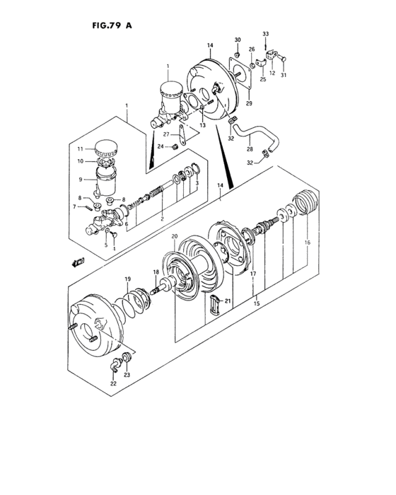 Brake master cylinder