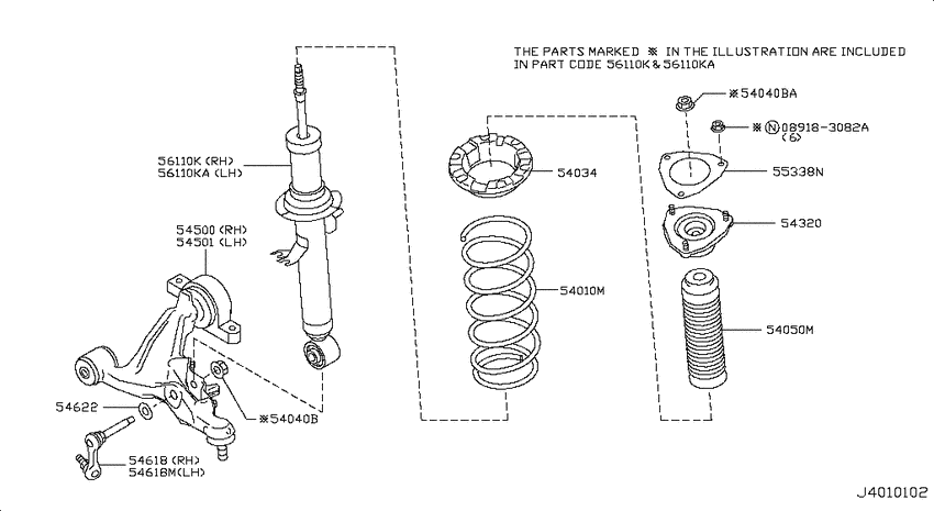 Front suspension