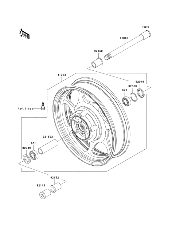 Front wheel