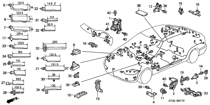 Harness band/bracket