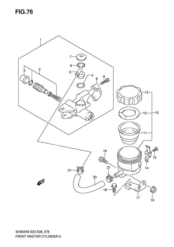 Front Master Cylinder