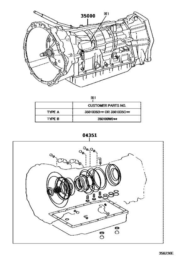 Transaxle Or Transmission Assy & Gasket Kit (Atm)