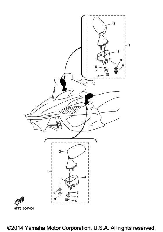 Alternate rear view mirror