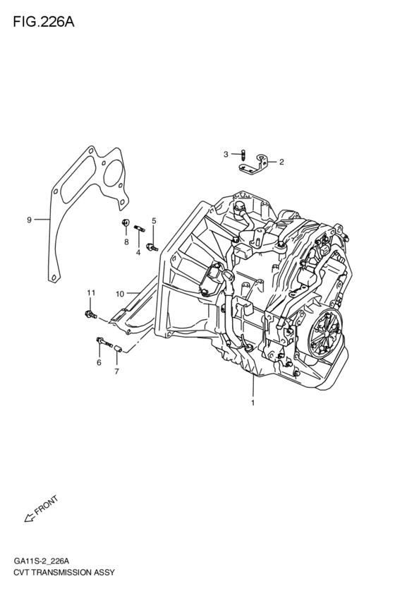 cvt - transmission assy