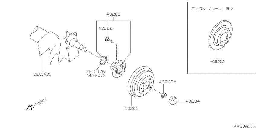 Rear axle