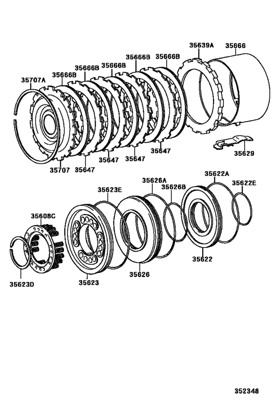 Brake No.3, 1St & Reverse Brake (Atm)