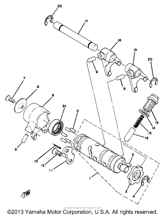 Shift Cam & Fork