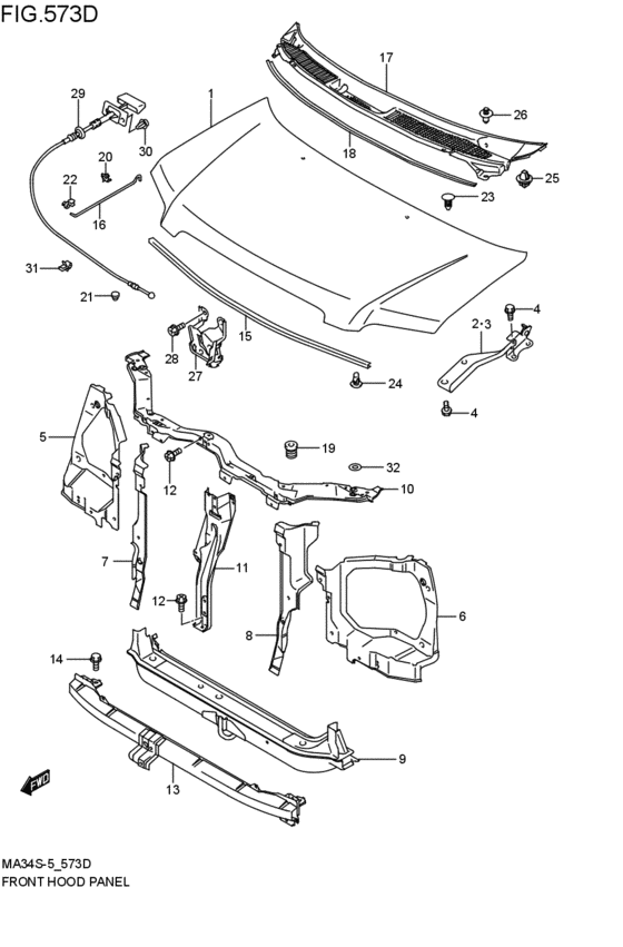 front hood