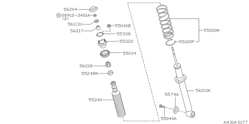 Rear suspension